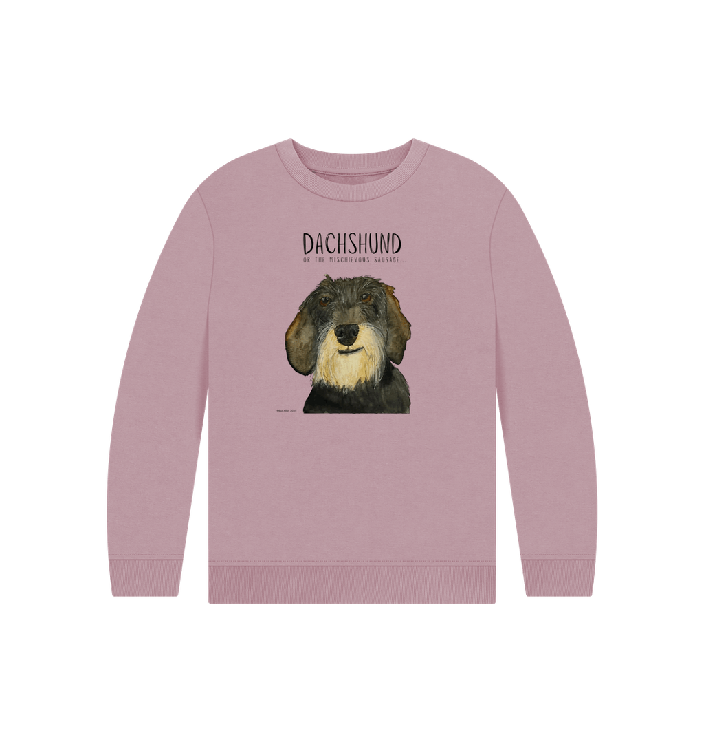 Wire Haired Dog Kids Sweatshirt Ethically Made