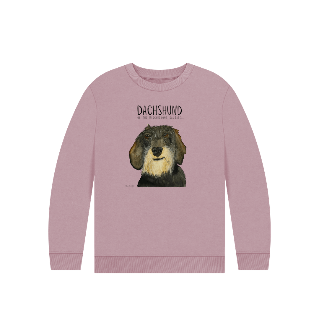 Wire Haired Dog Kids Sweatshirt Ethically Made