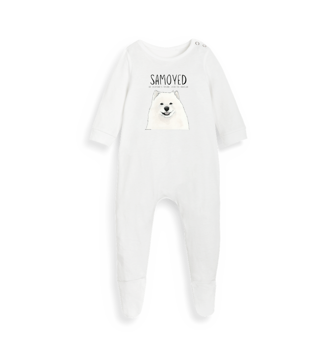 Samoyed Baby Sleepsuit