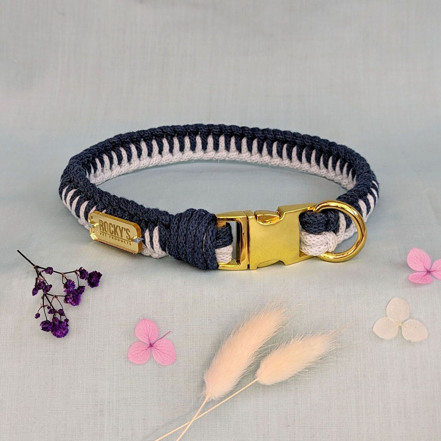 Make Your Own Dog Collar Craft Kit in Blue