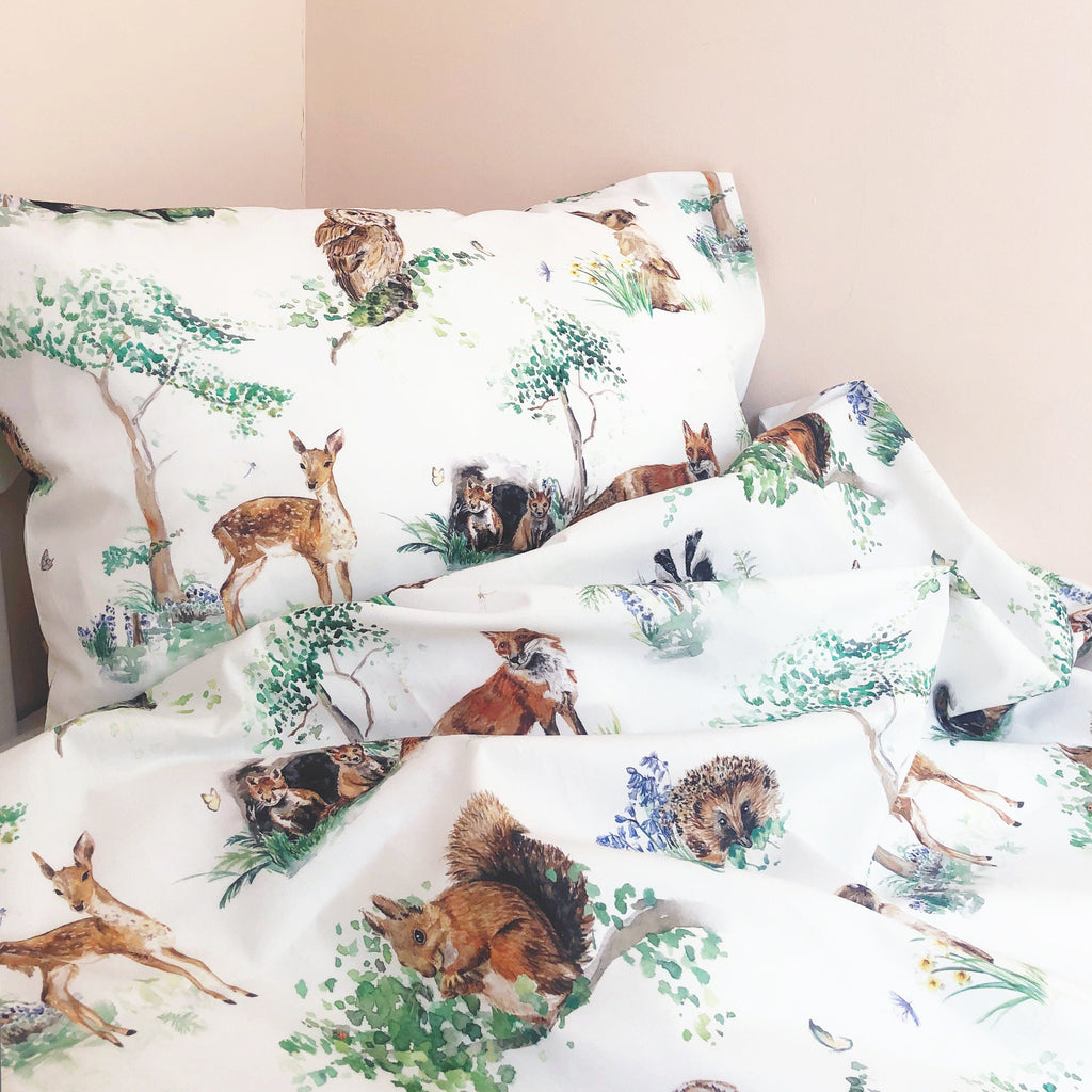 Woodland Animals Children's Bedding Set
