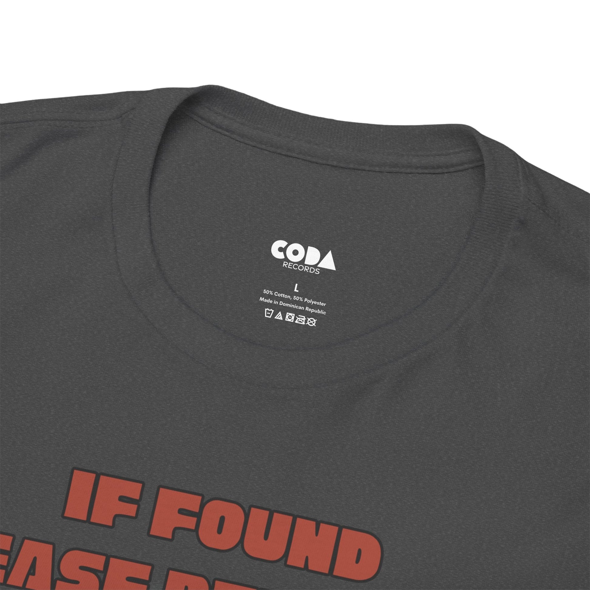 If Found, Please Return to the Record Store Men's T-Shirt