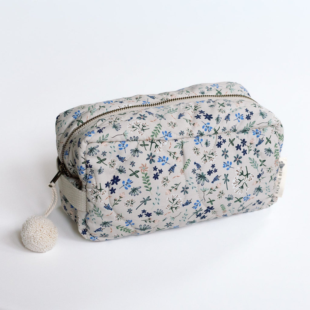 Quilted Washbag - Wildflower