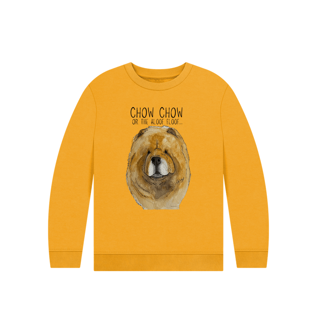 Red Chow Chow Kids Sweatshirt