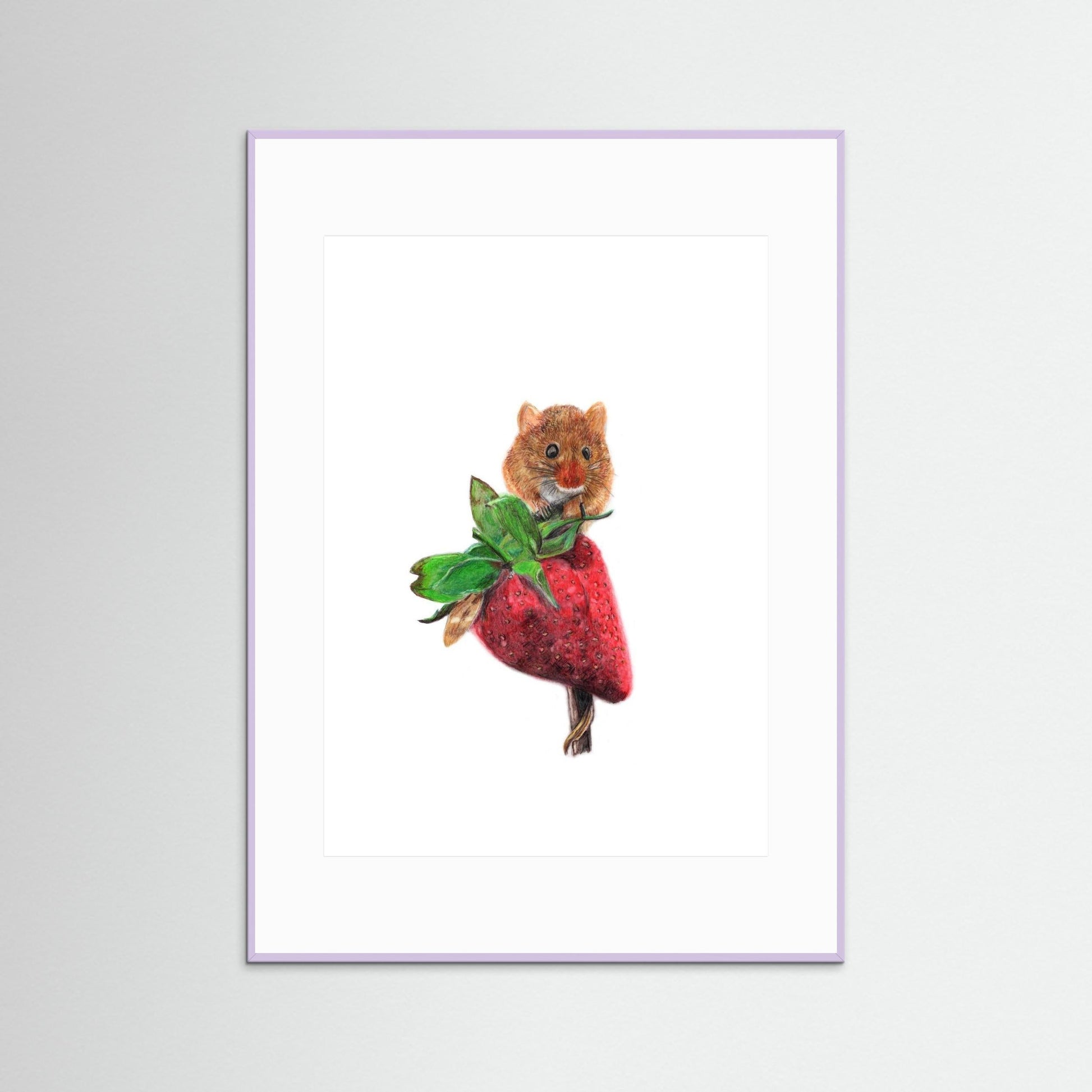 Field Mouse Wildlife Art Print