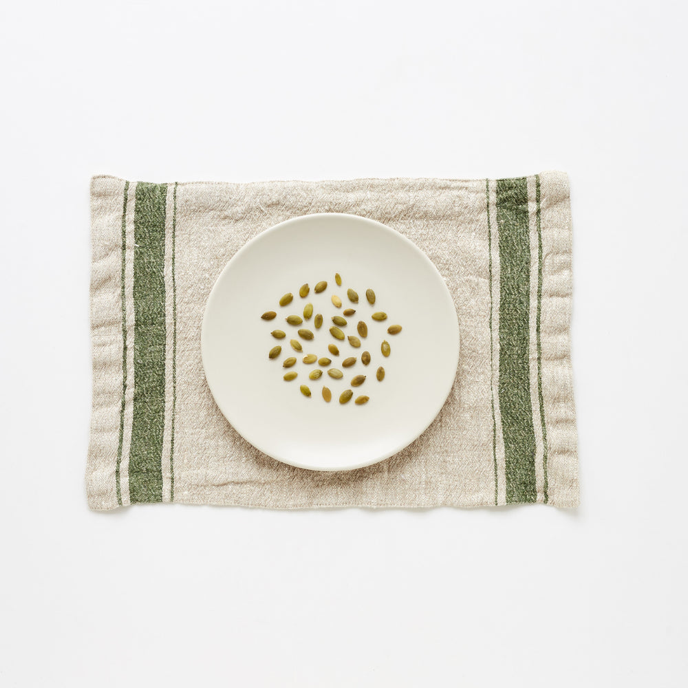 Classic European Linen Placemat – Rustic & Handmade by Linen Tales at www.brixbailey.com