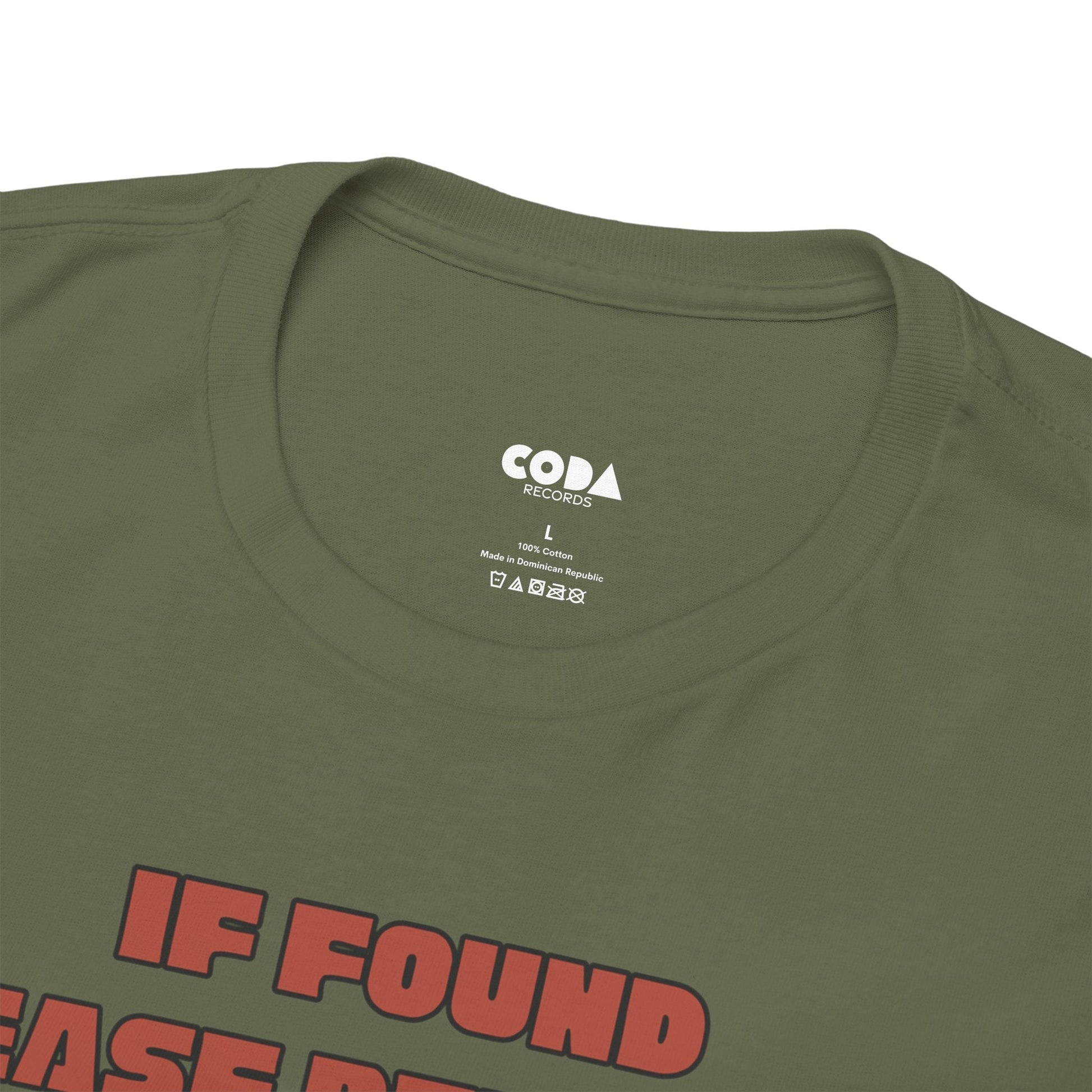 If Found, Please Return to the Record Store Men's T-Shirt