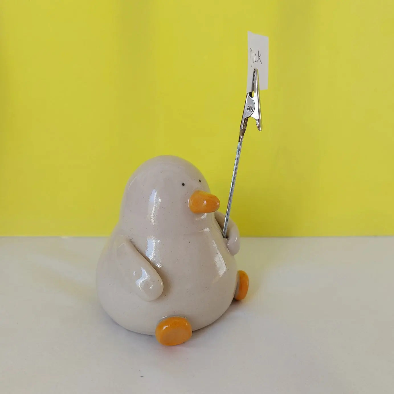 Jemima the Reminder Note Holder Duck