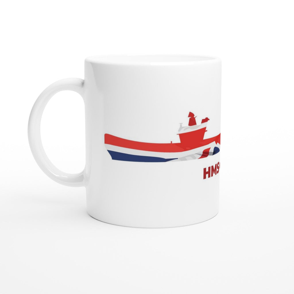 Queen Elizabeth Class Union Flag Ceramic Mug