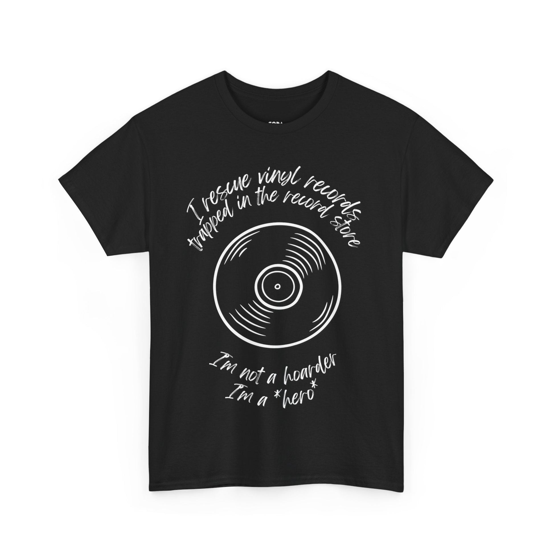 I'm Not a Hoarder I'm a Hero Men's Vinyl T-Shirt