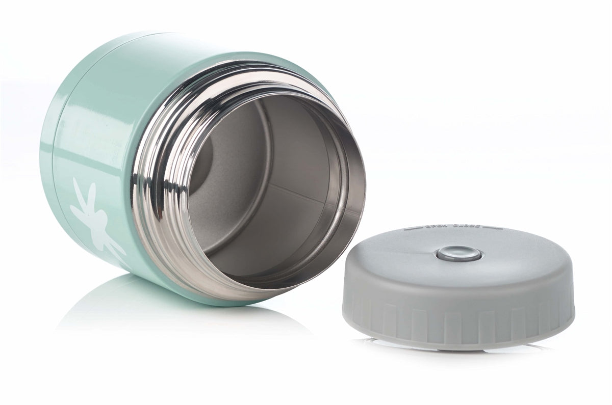 Stainless Steel Thermal Baby Food Flask with Bowl and Carry Bag 500cc