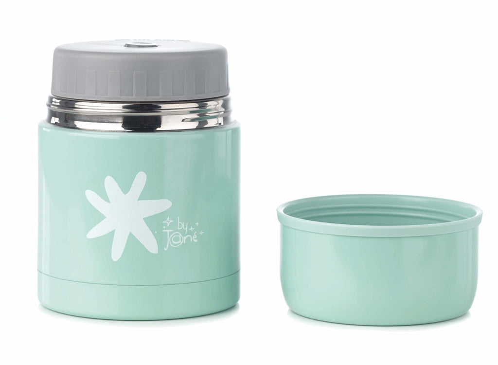 Stainless Steel Thermal Baby Food Flask with Bowl and Carry Bag 500cc