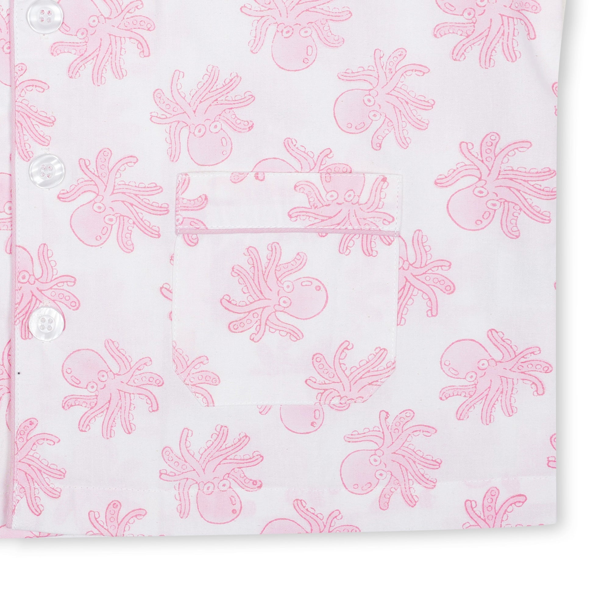 Pink Octopus Children's Pyjamas