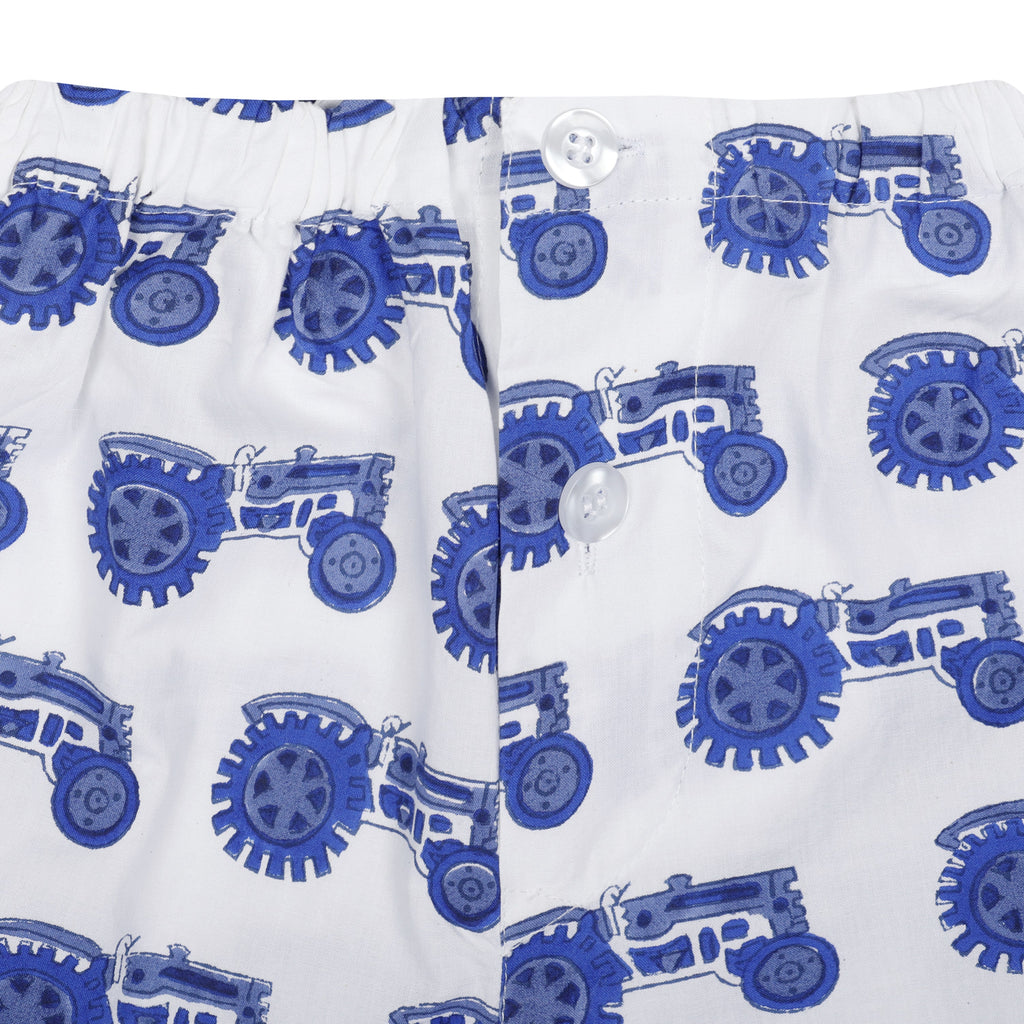 Blue Tractor Children's Pyjamas