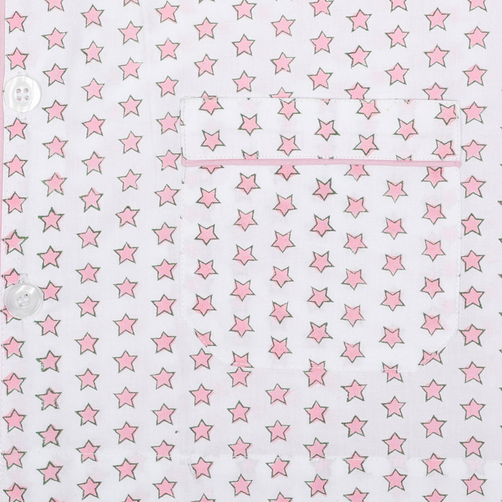 Pink Star Adult Pyjamas
