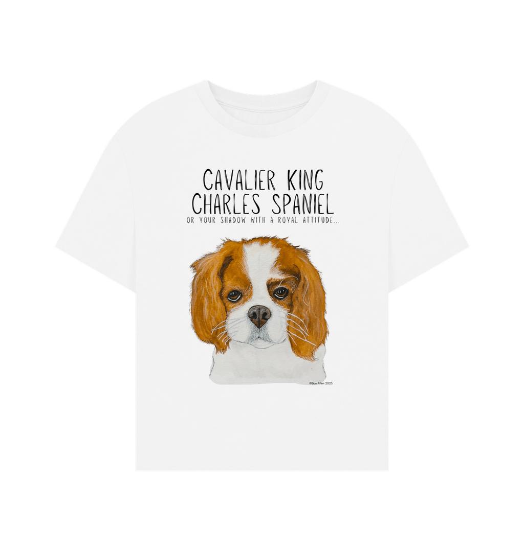 Bow Down Darling Sustainable Women's Tee with Cavalier Queen Vibes