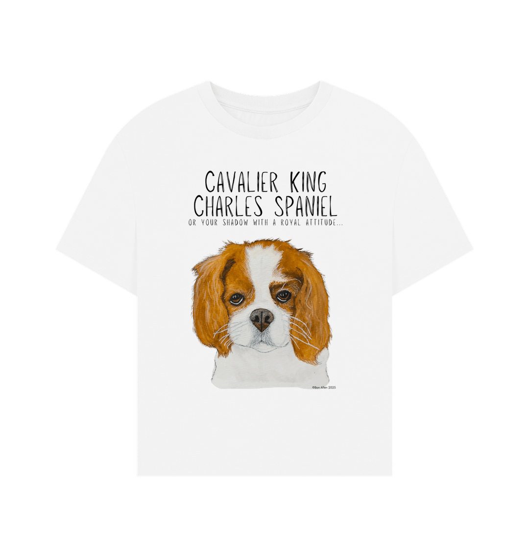 Bow Down Darling Sustainable Women's Tee with Cavalier Queen Vibes