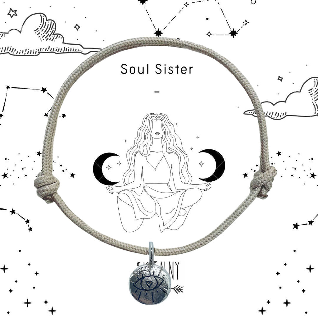 Soul Sister Rope Bracelet in Sterling Silver