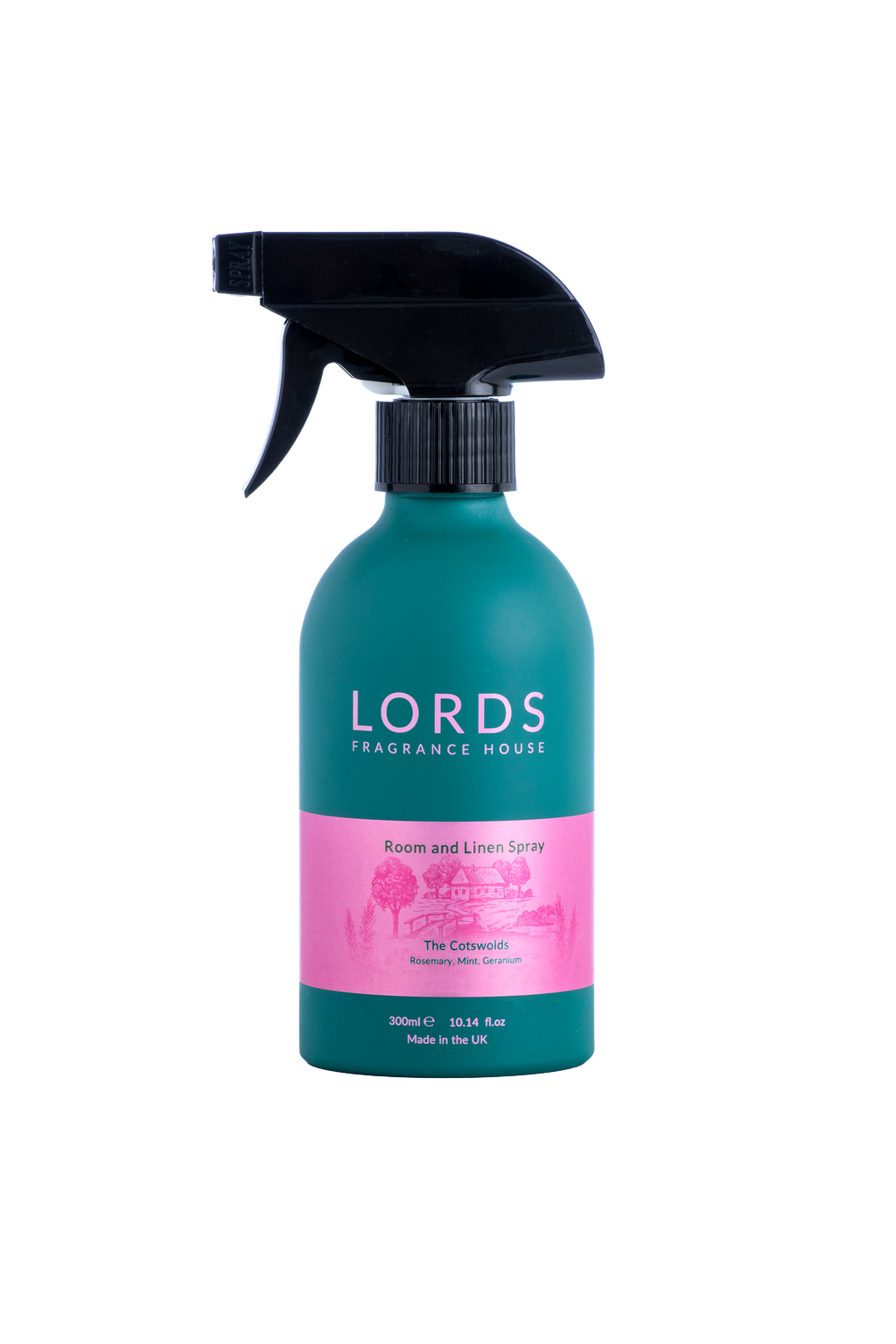 Green Aluminium Room and Linen Spray