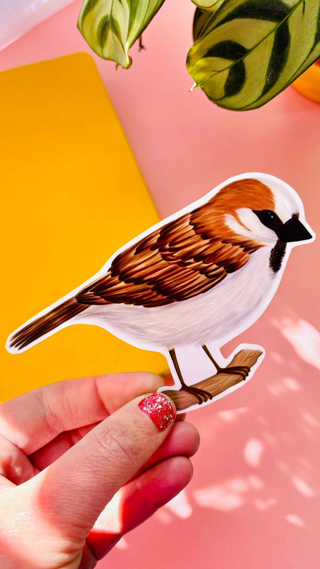 Garden Birds 10cm Vinyl Stickers Nature Inspired Waterproof Decals