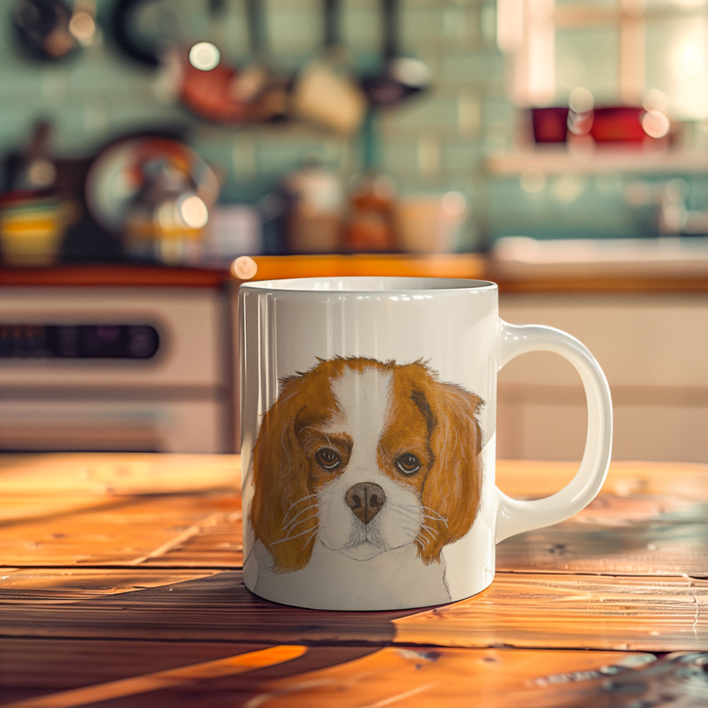 Royal Shadow Mug Cavalier King Charles Spaniel with Attitude