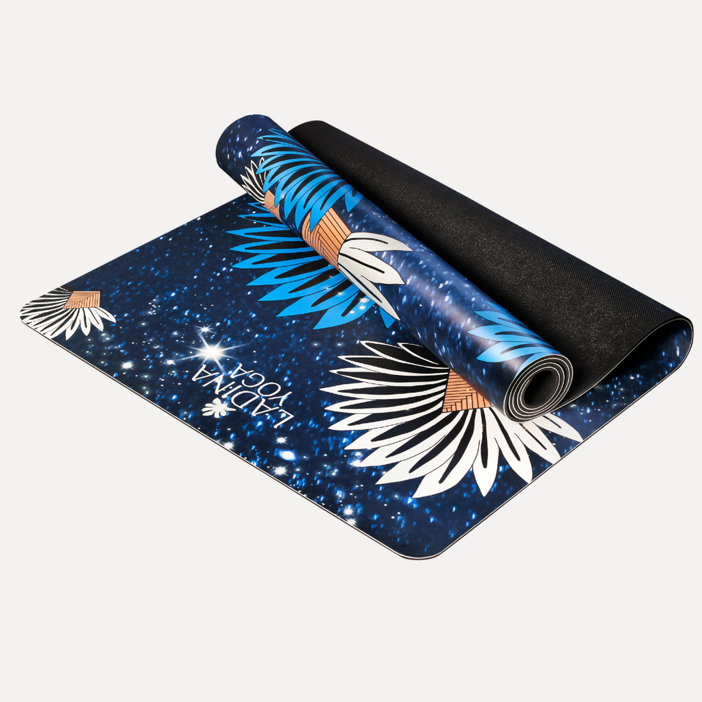 Sustainable Yoga Mat with Ravinala Tree Design