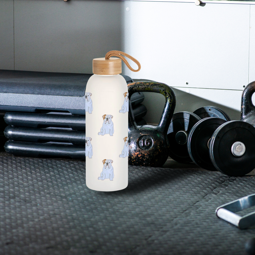 Bulldog Hydration Water Bottle with Bamboo Lid