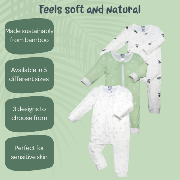 Bamboo Baby Grows with Ping the Panda Print