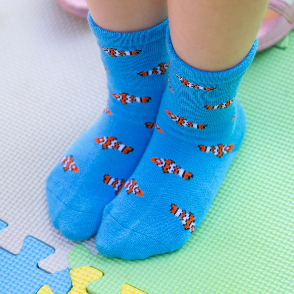 Clown Fish Matching Bamboo Socks for Adults and Children
