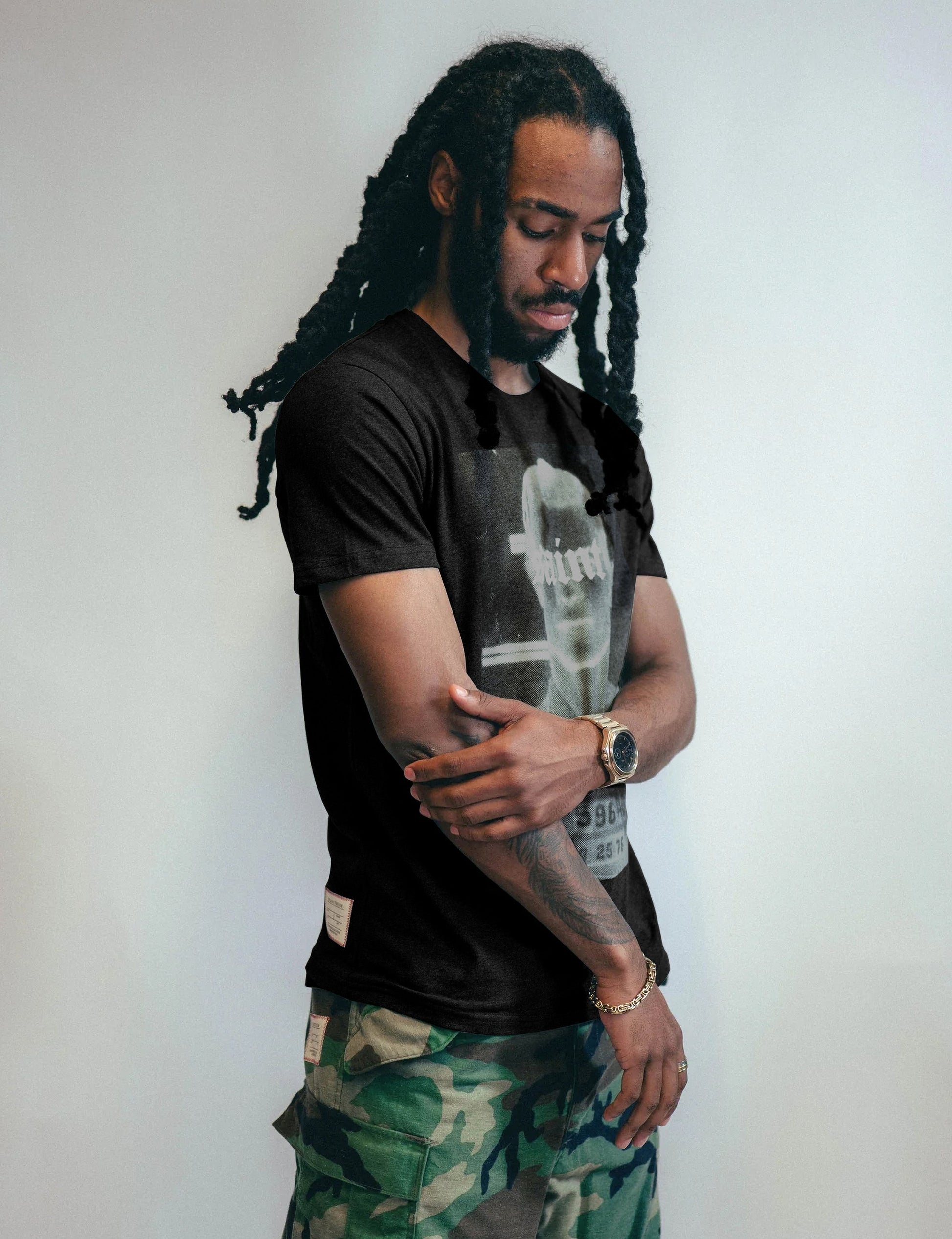 Saint Black T-Shirt