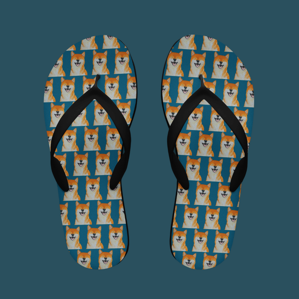 Shiba Inu Flip Flops in Style