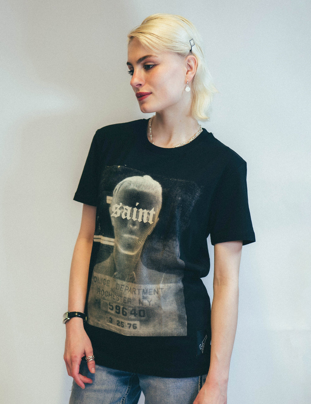 Saint Black T-Shirt