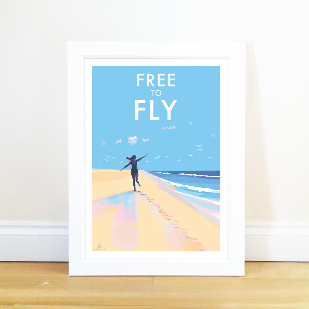 Free to Fly A4 Print