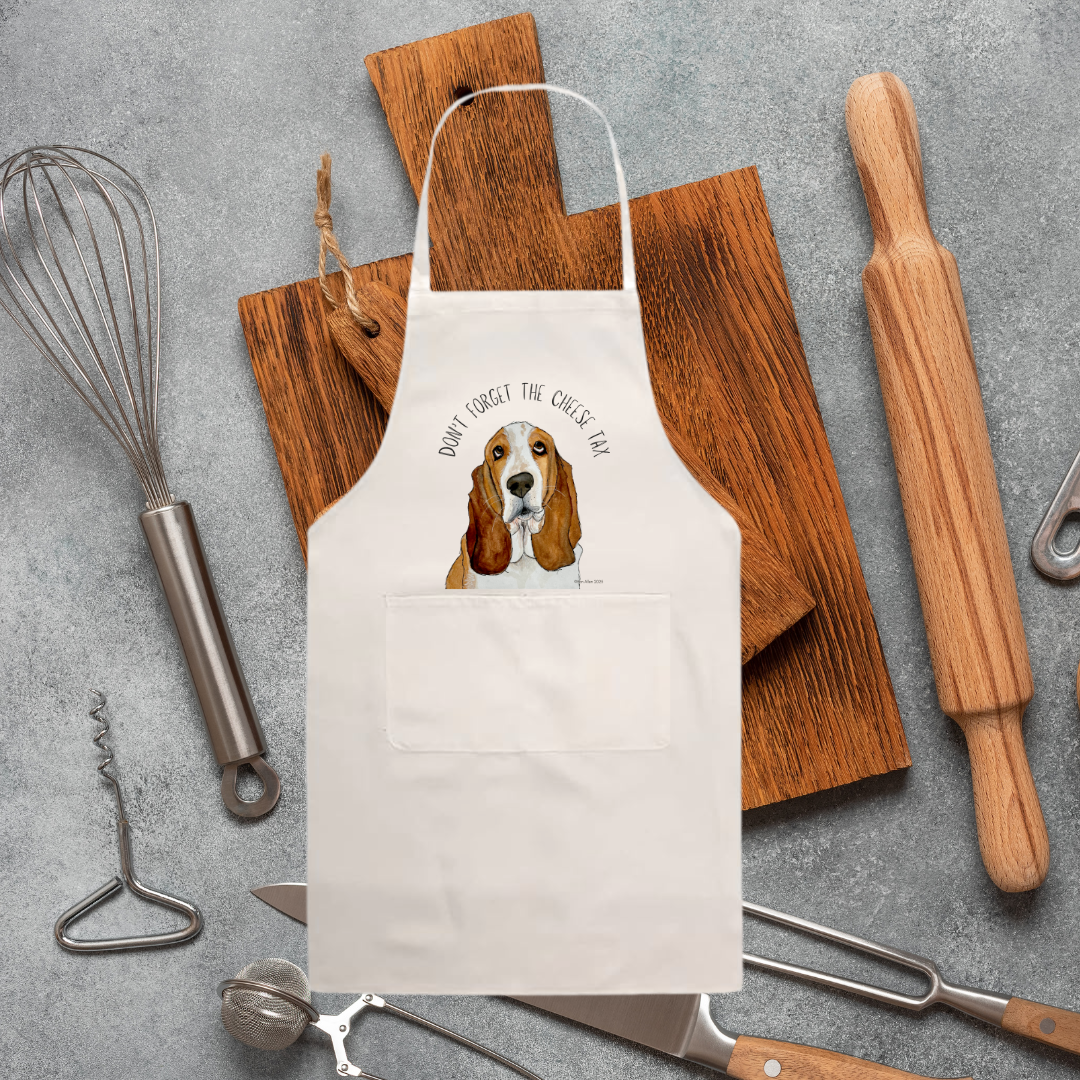 Basset Hound Cheese Tax Collector Apron