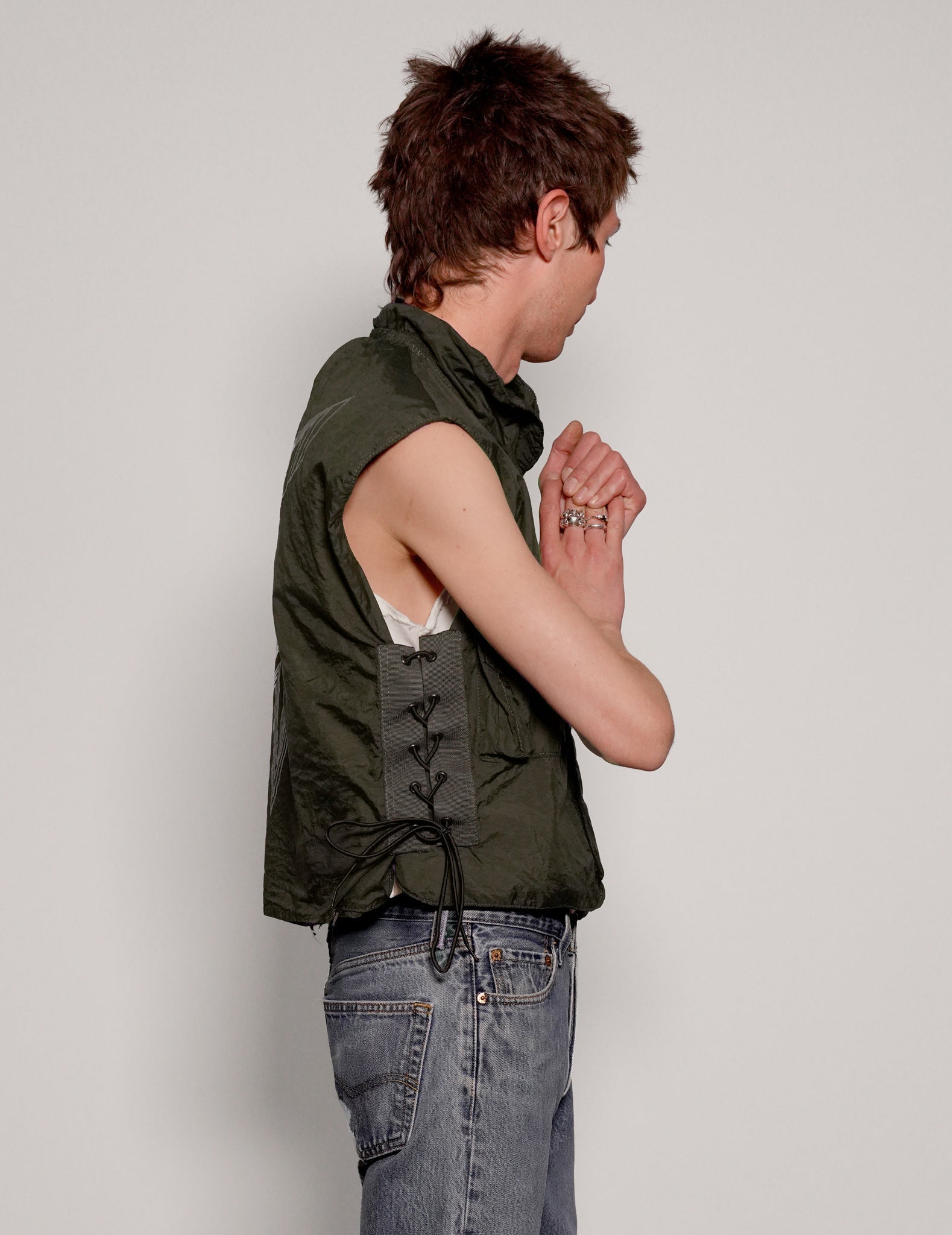 Vintage Khaki Flak Jacket