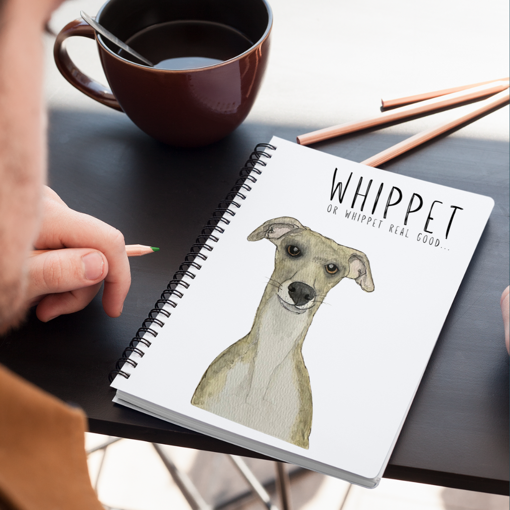 Whippet Real Good Notebook for Creative Zoomies
