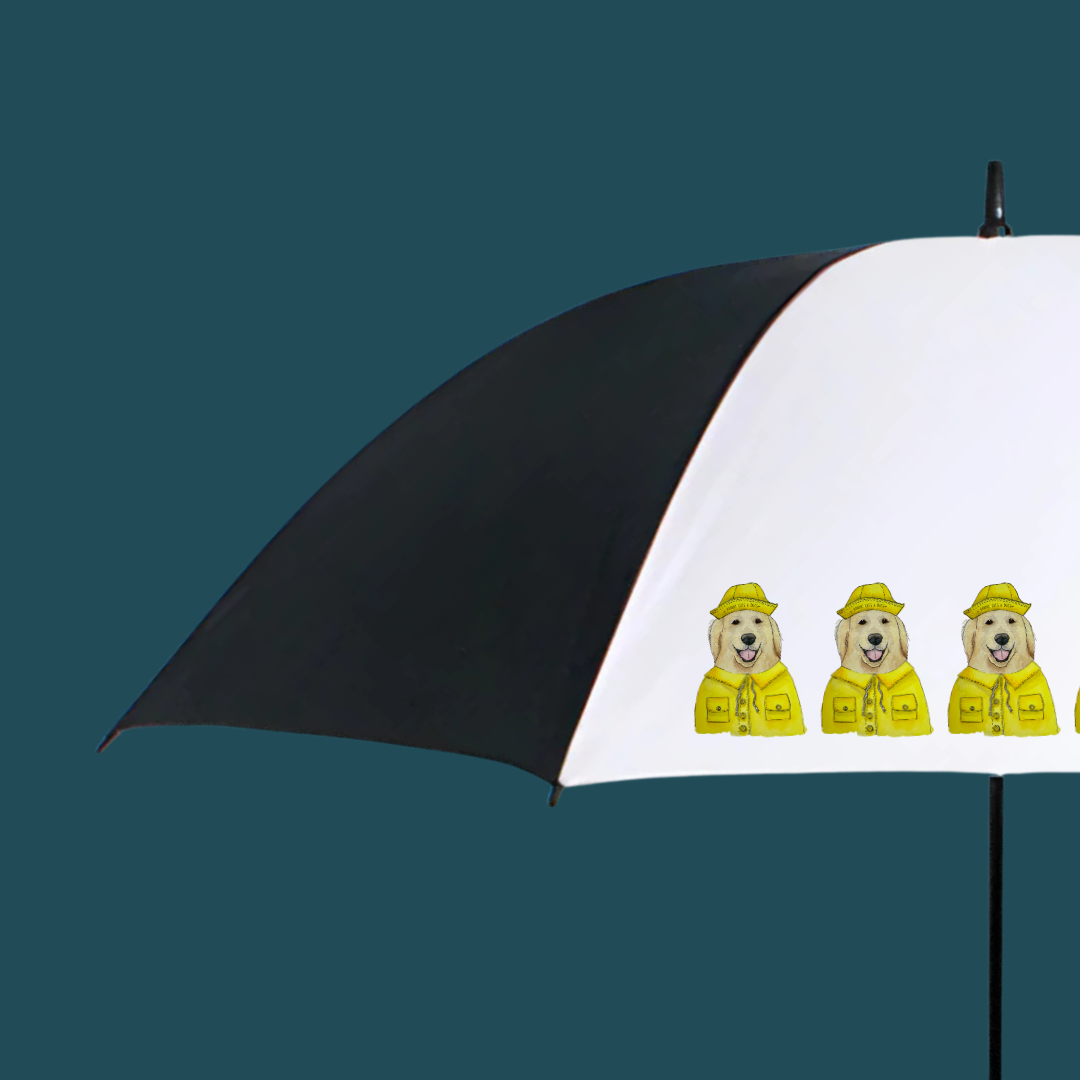 Retriever Golf Umbrella Stay Dry Stay Golden