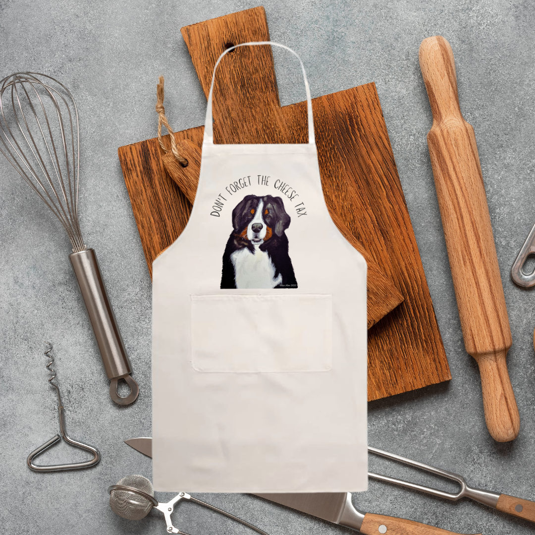 Kitchen Patrol Apron for Bernese Mountain Dog Lovers