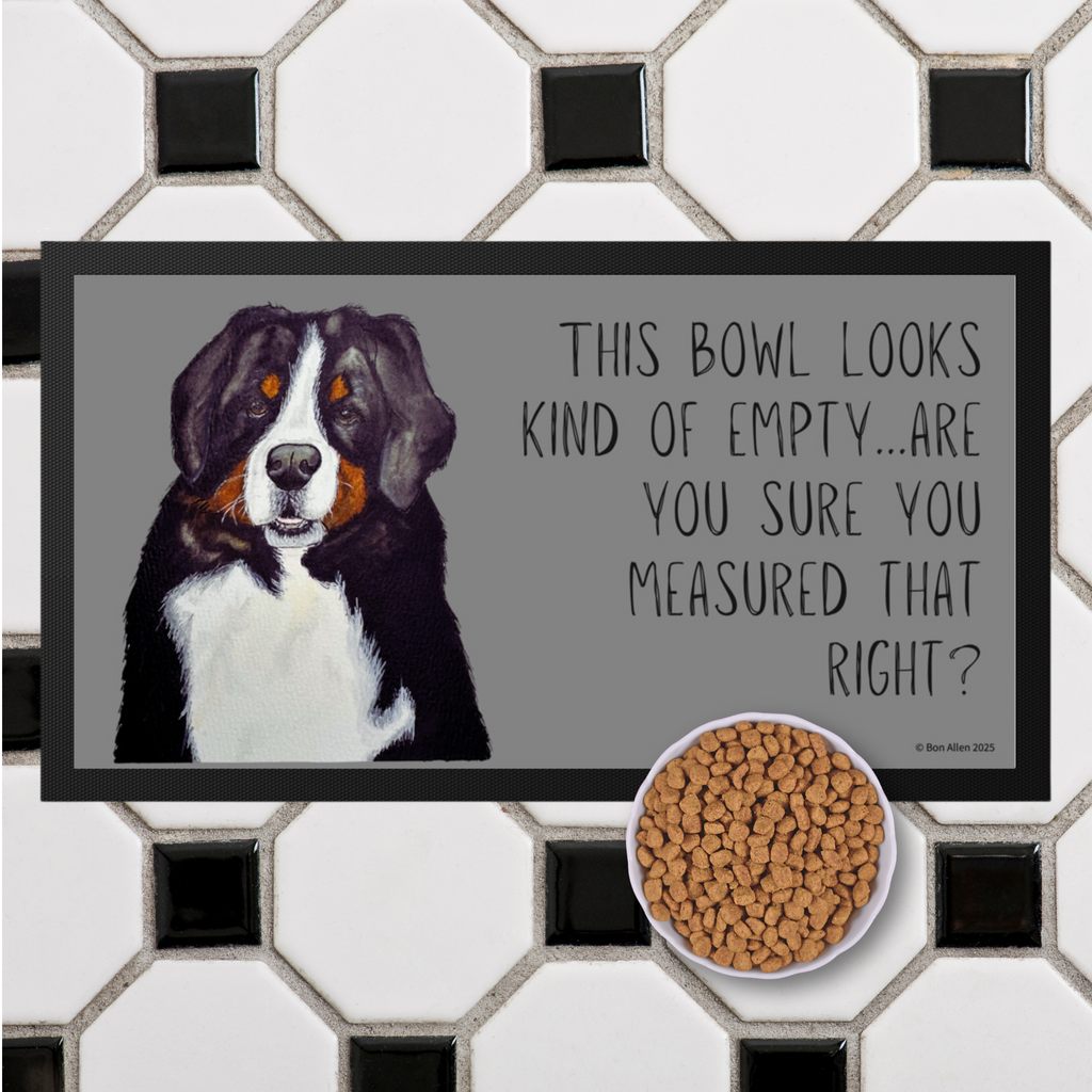 Bernese Mountain Dog Portion Control Mealtime Mat