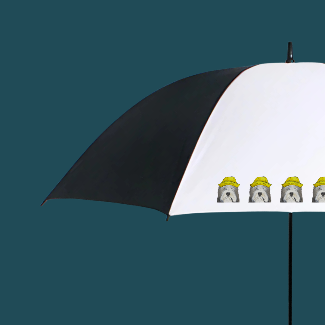 Bearded Collie Golf Umbrella