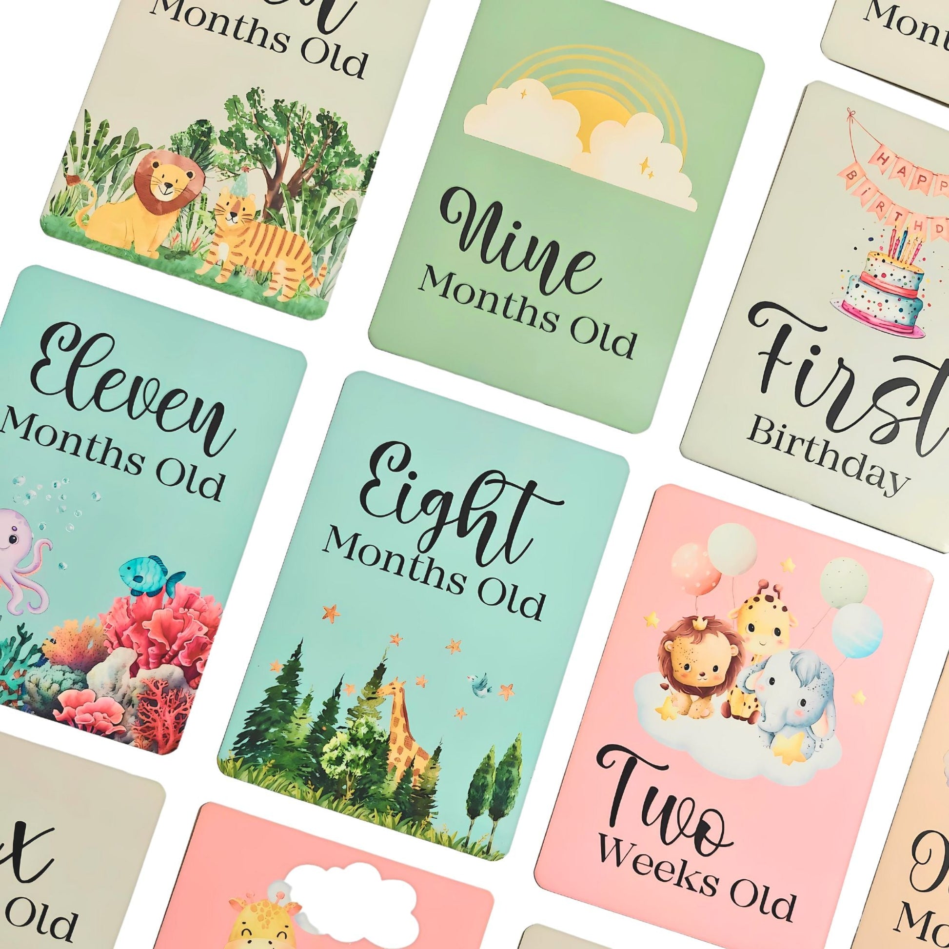Baby Milestone Cards Pack of 40
