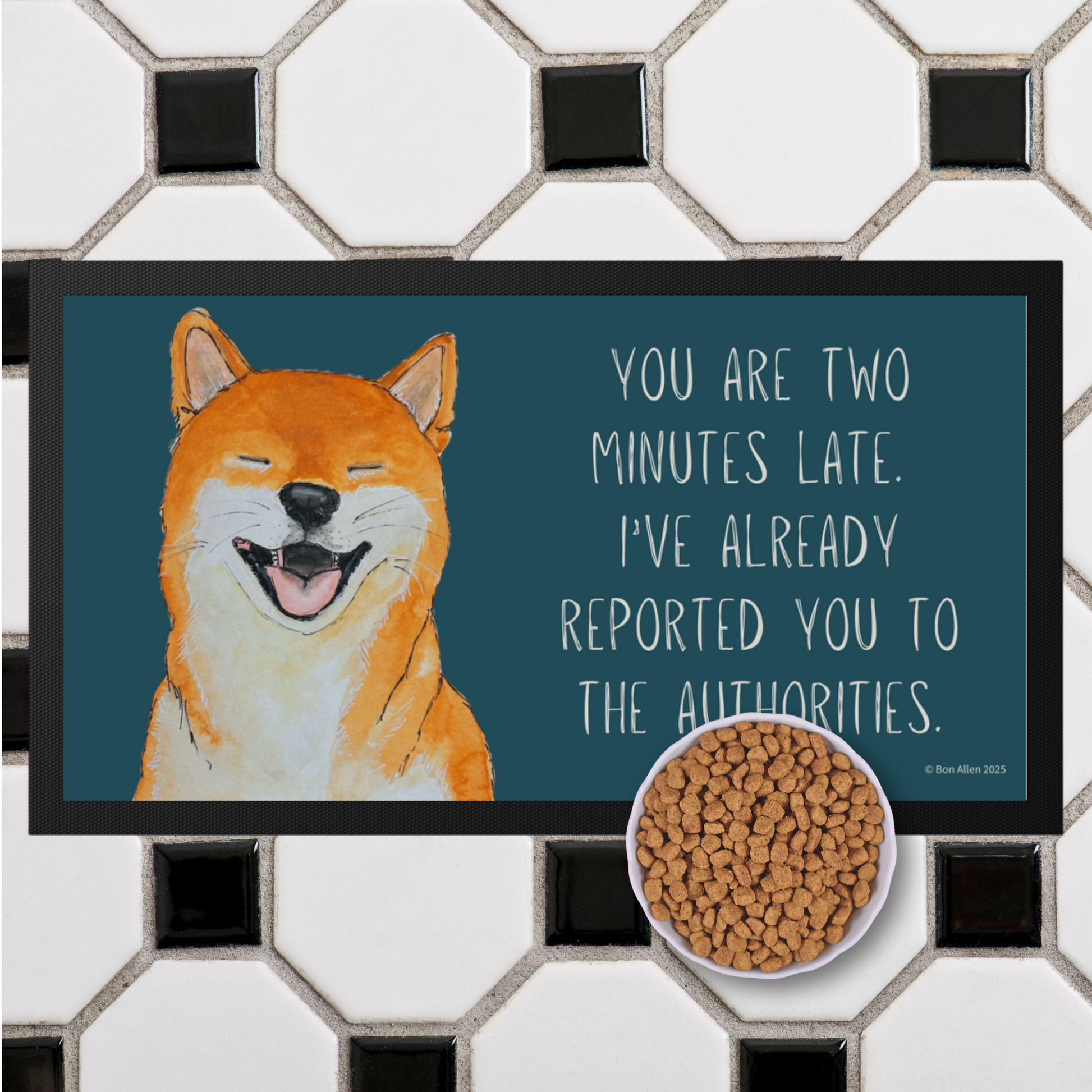 Shiba Inu Pet Bowl Mat