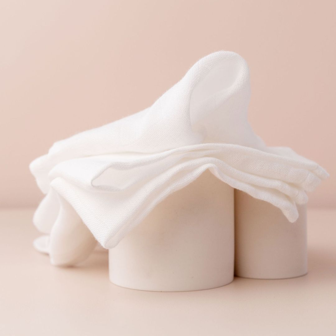 Organic Cotton Muslin Facial Cloth