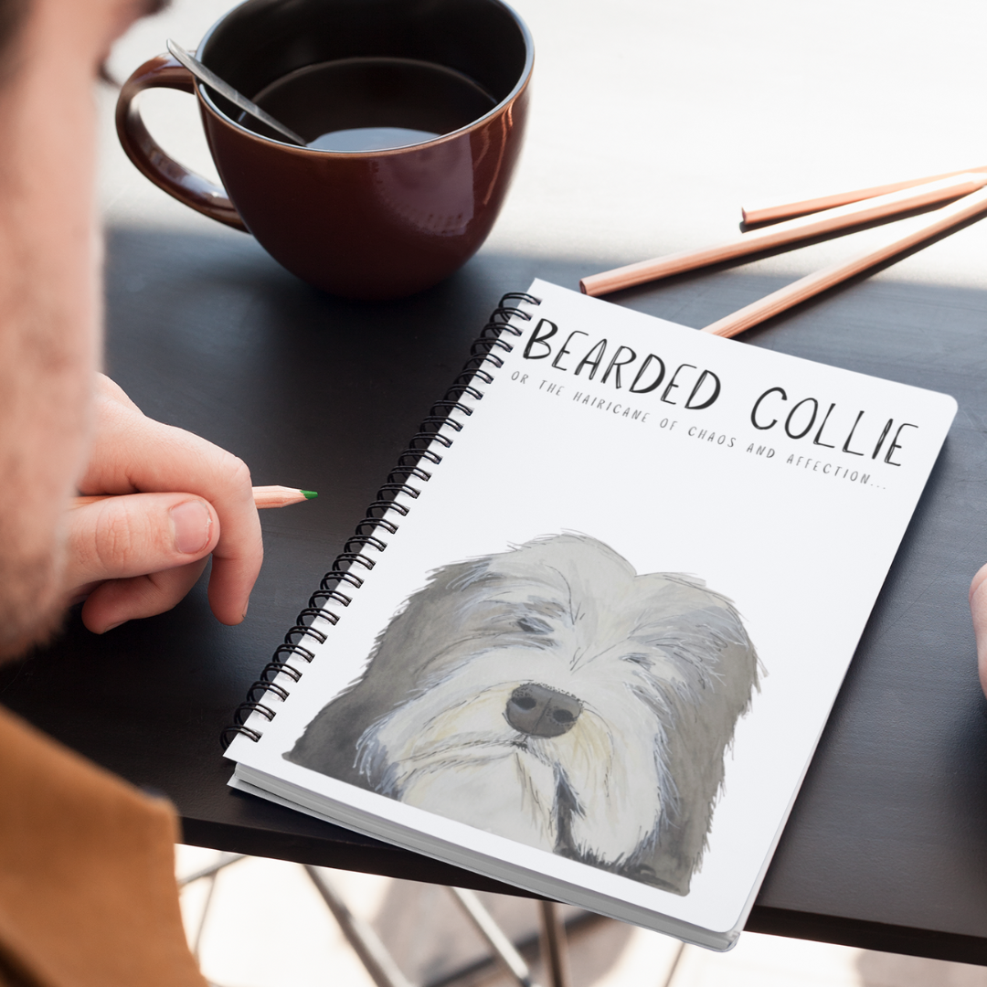 Bearded Collie Notebook of Genius