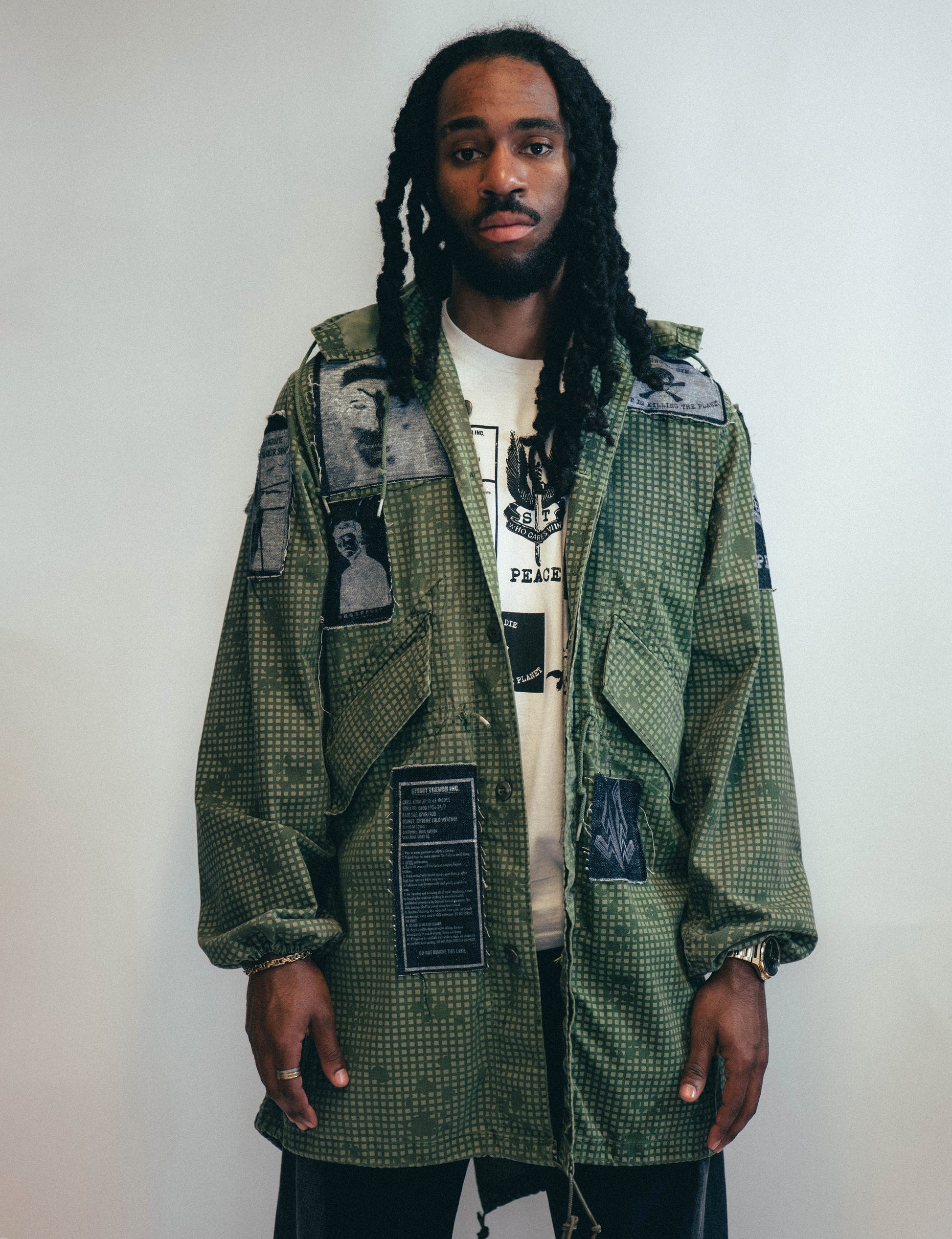 Night Vision Parka with Saint Patch