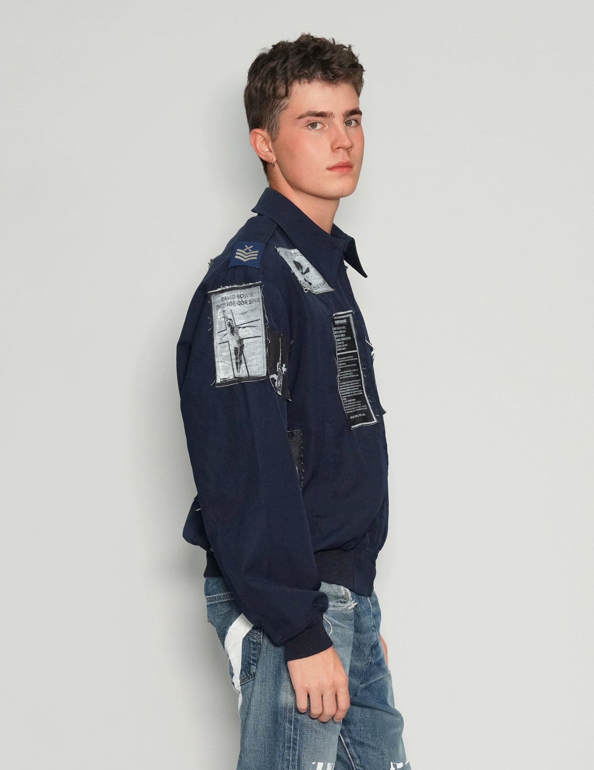 Vintage RAF Jacket with Patches