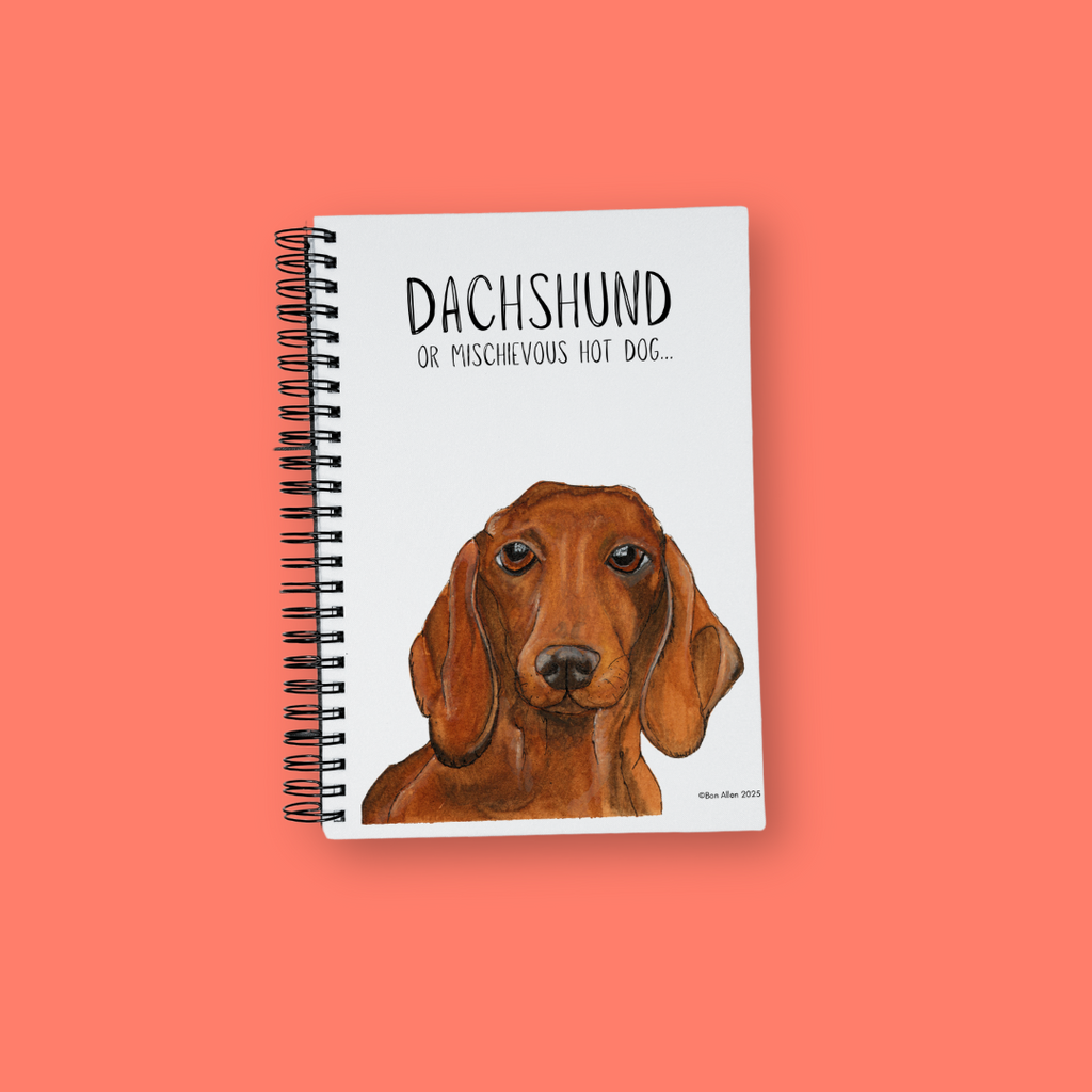 Dachshund Notebook for Writing and Sketching