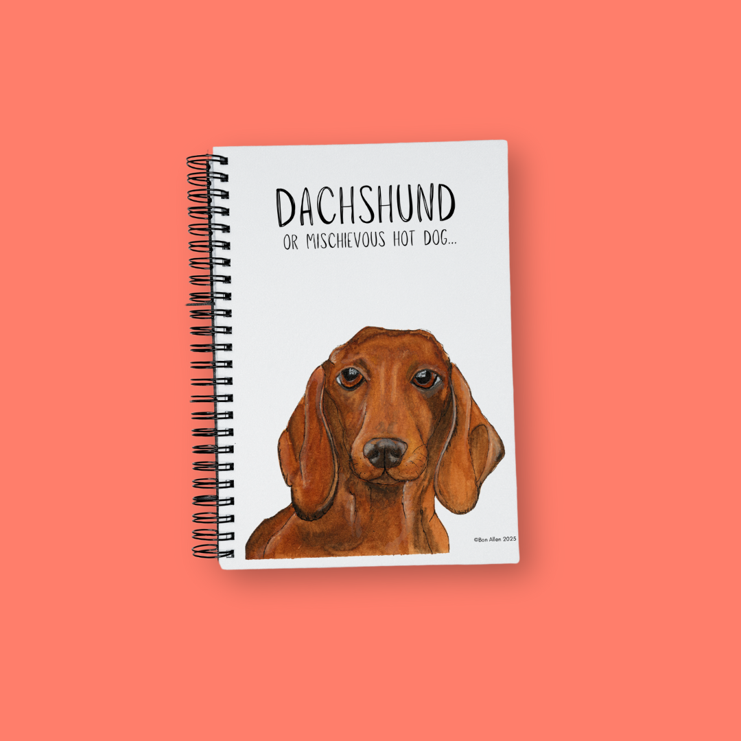 Dachshund Notebook for Writing and Sketching