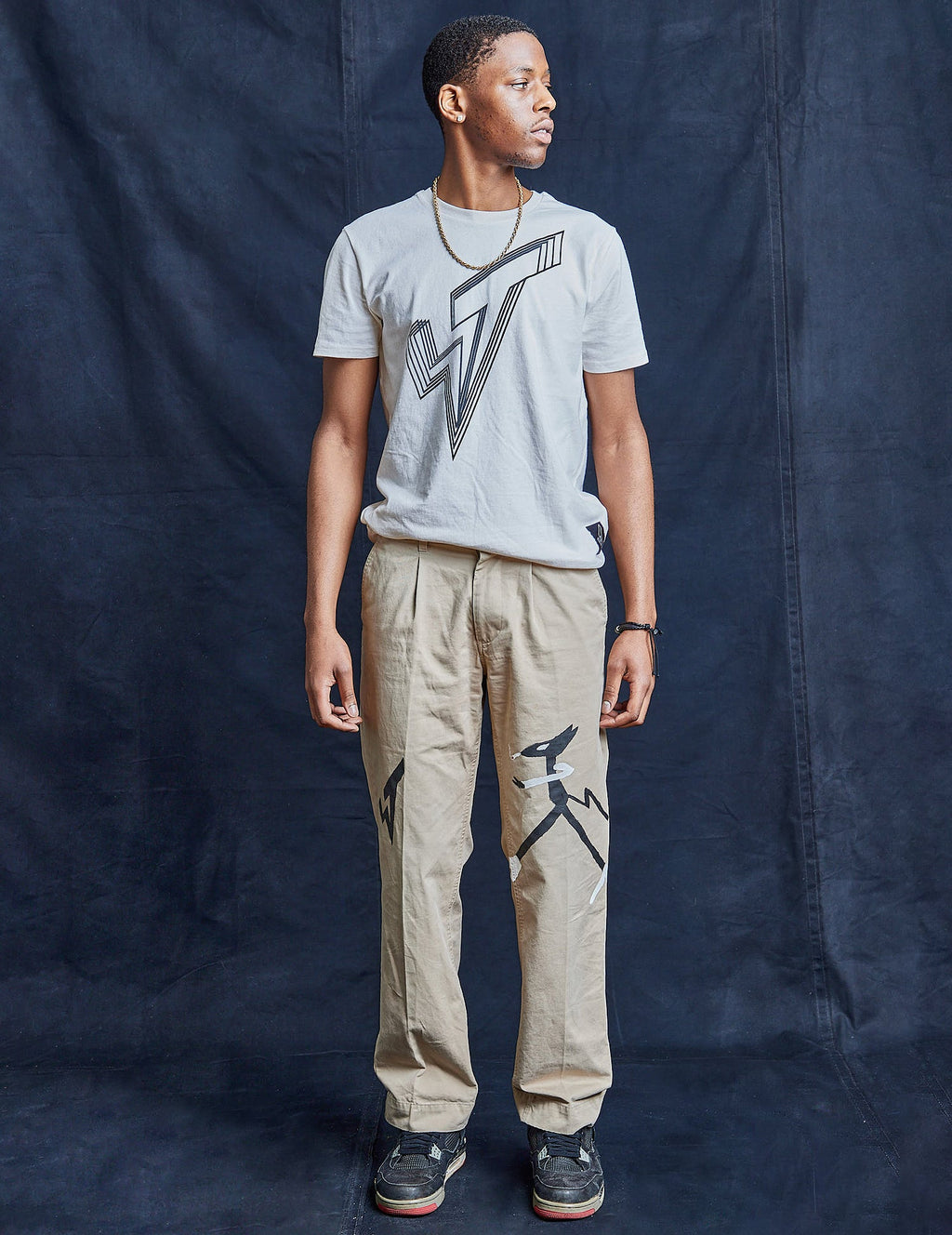 Cats Who Strut Vintage Cotton Trousers