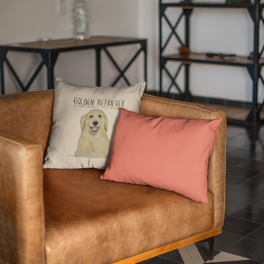 Golden Retriever Cushion Cover